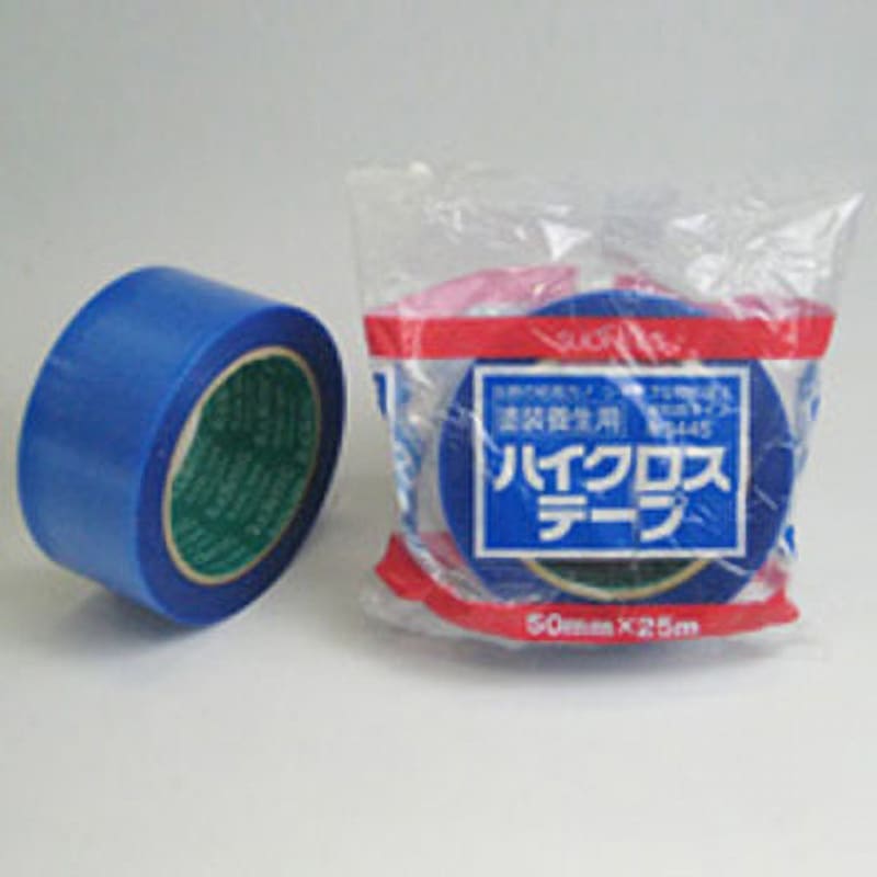 No.3445 ハイクロステープ マクセル 養生用 強粘着 青色 テープ幅100mm