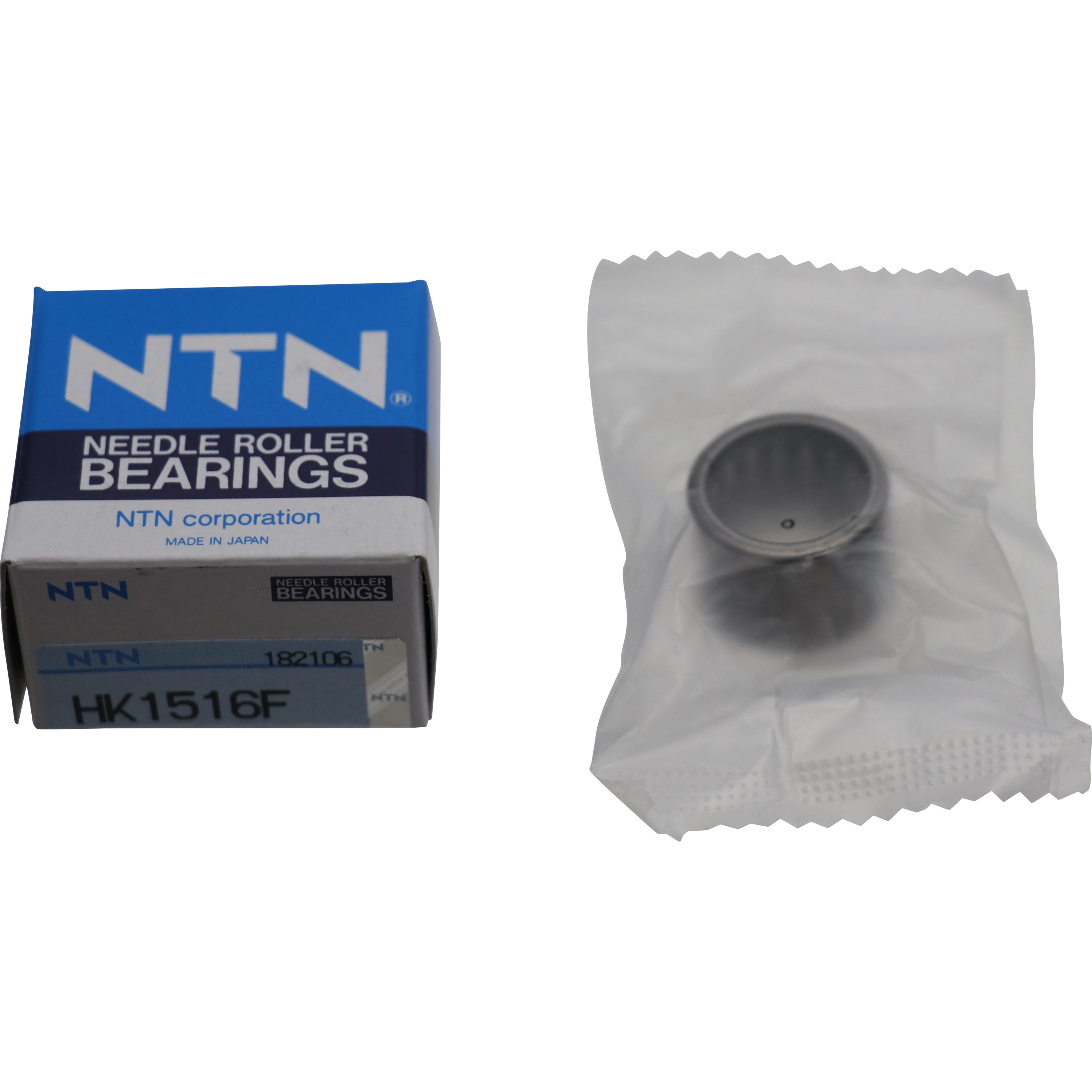 HK1516F シェル形針状ころ軸受HK形(オープンエンド形) NTN(エヌティー