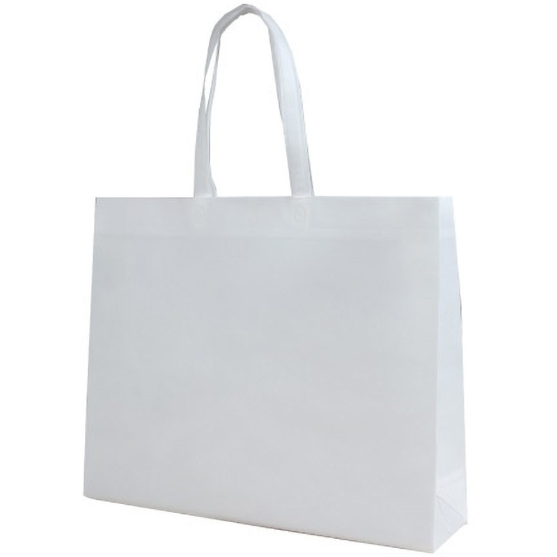 SW504612-1 特大不織布バッグ 三和 ホワイト色  1箱(10枚×15袋) SW504612-1