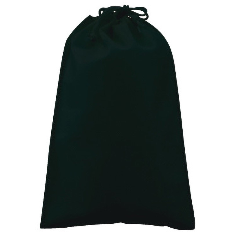 SW1726014-40 不織布巾着 三和 ブラック色 小サイズ 1箱(200枚×10袋) SW1726014-40