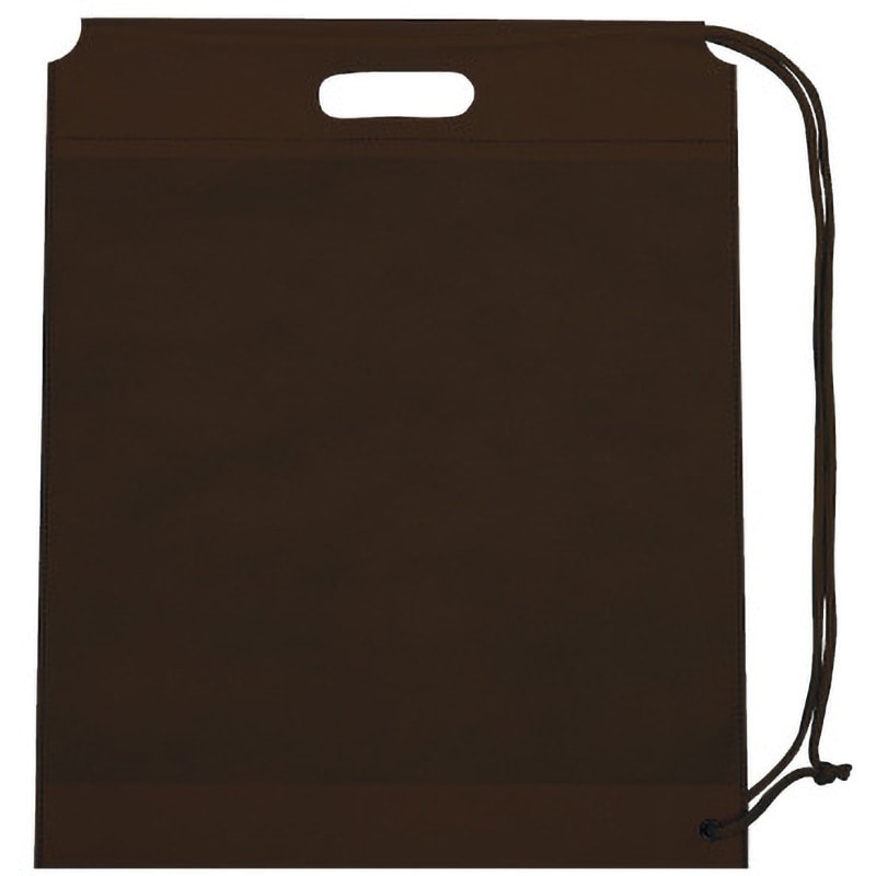 SW4049-36 不織布ショルダーバッグ 三和 チョコレート色  1箱(50枚×10袋) SW4049-36