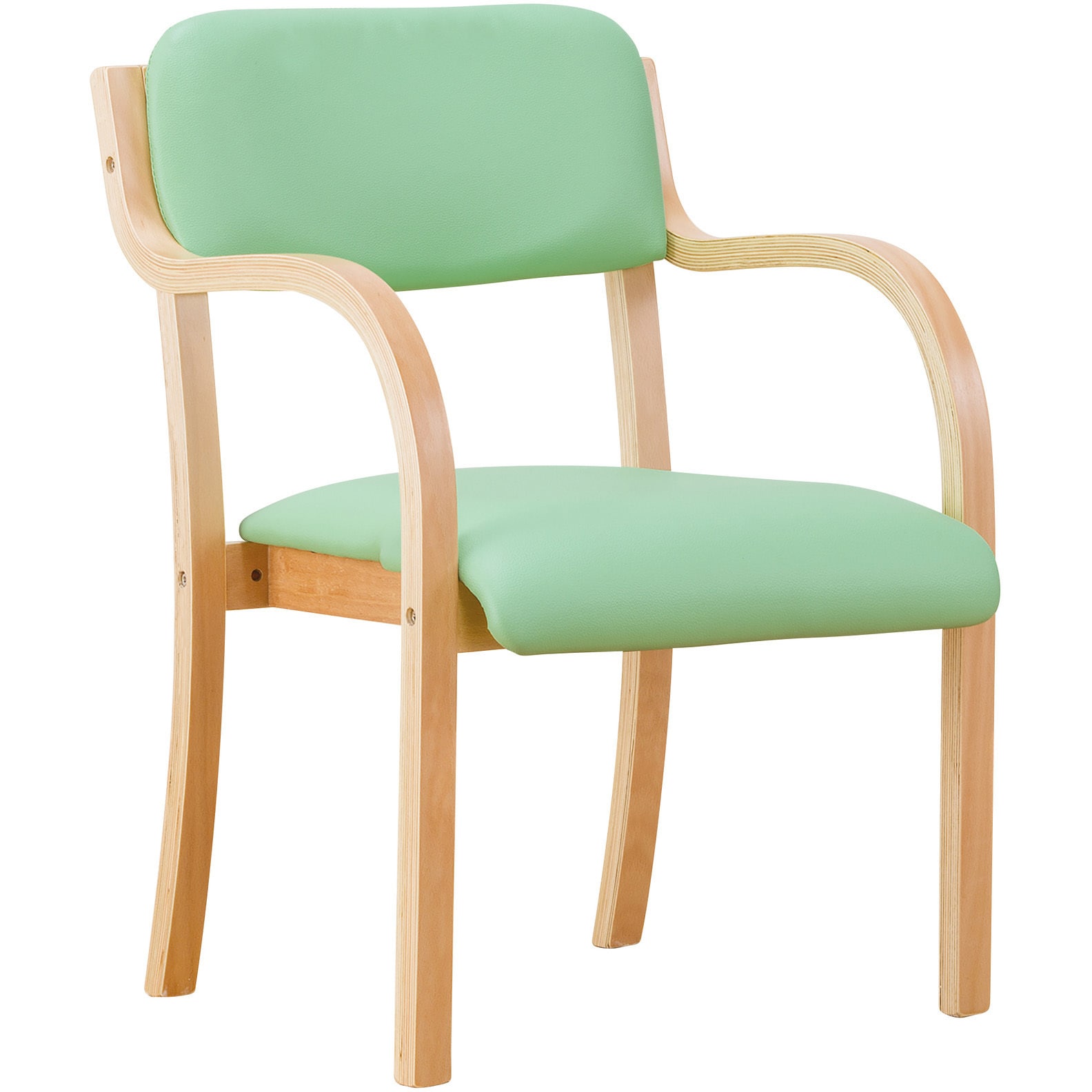 介護施設用イス 肘付き 立ち座りサポートチェア 0408620 立ち座りサポートチェア 1台 ファミリー・ライフ 【通販