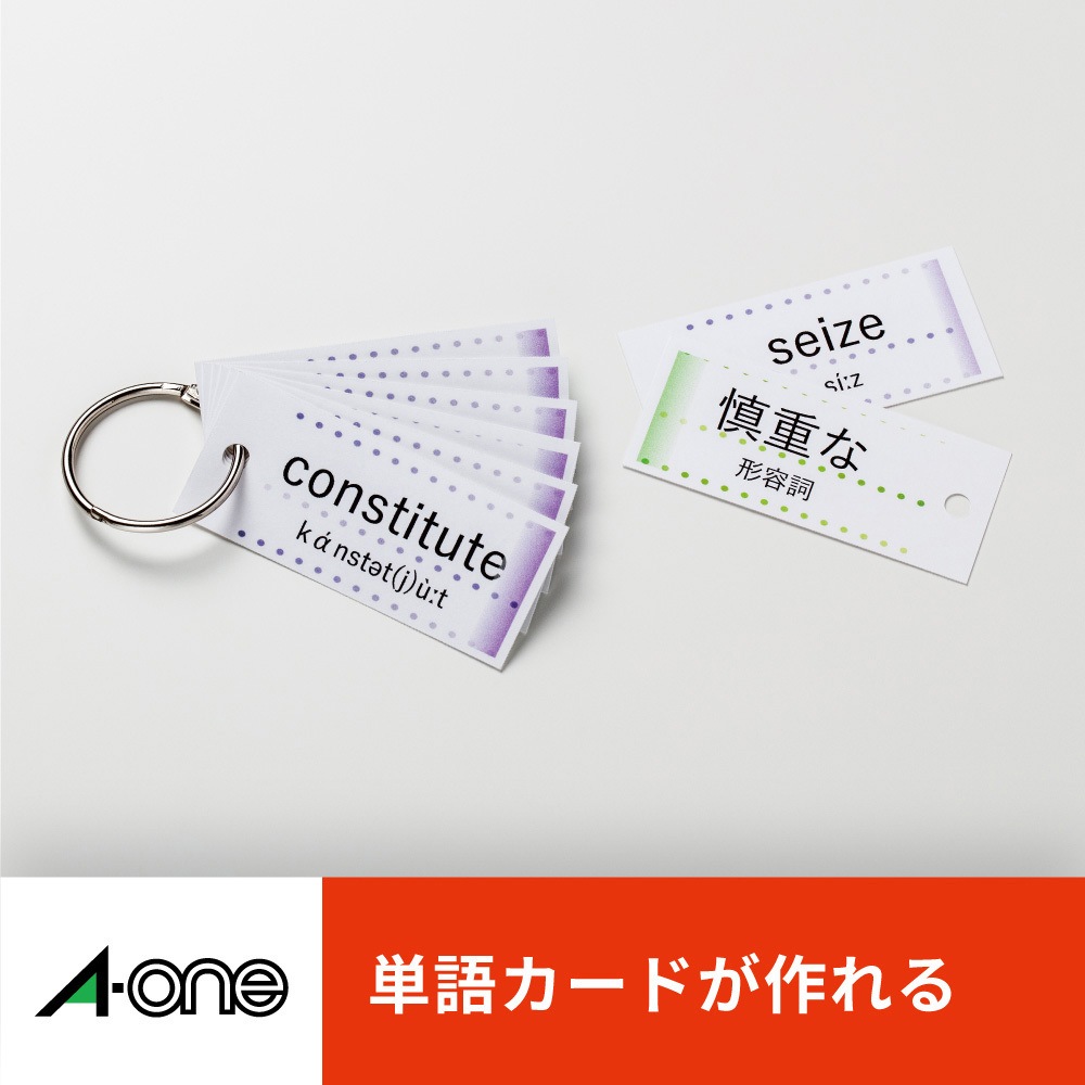 510 マルチカード多目的 1冊 10シート エーワン 通販サイトmonotaro