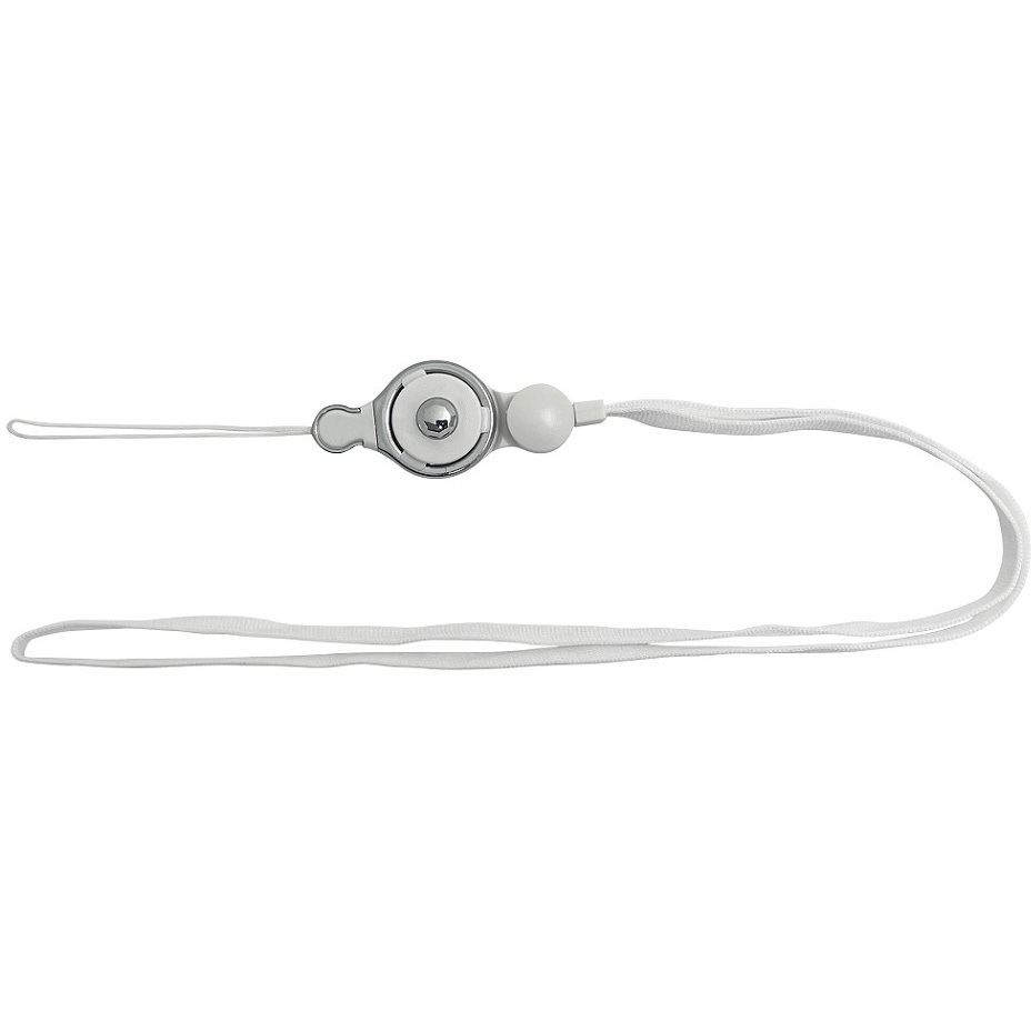 TR-STP005-WH ネックストラップ ワンタッチ着脱式 1個 トライメイト