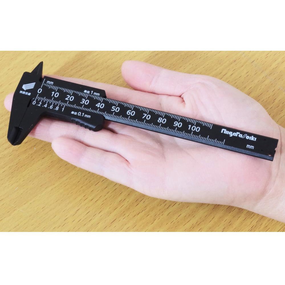 PC-100KD プラスチックノギス快段目盛タイプ SK(新潟精機) 測定範囲0