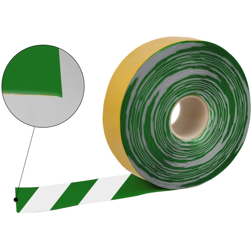 日本緑十字社 高耐久ラインテープ JU‐1010WR 両端テーパー構造 100mm×10m 403088 緑十字 高耐久ラインテープ 白&frasl;赤 JU-1010WR 100mm幅×10m 両端テーパー