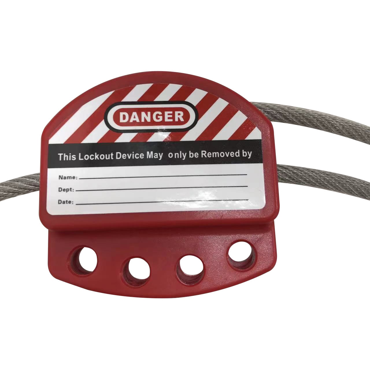 37039 可調節ケーブルロックアウトデバイス 1個 セーフラン安全用品