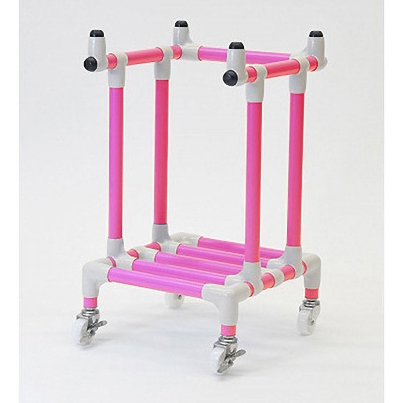 45L用 ピンク ゴミカート シングルタイプ 1台 矢崎化工 【通販モノタロウ】