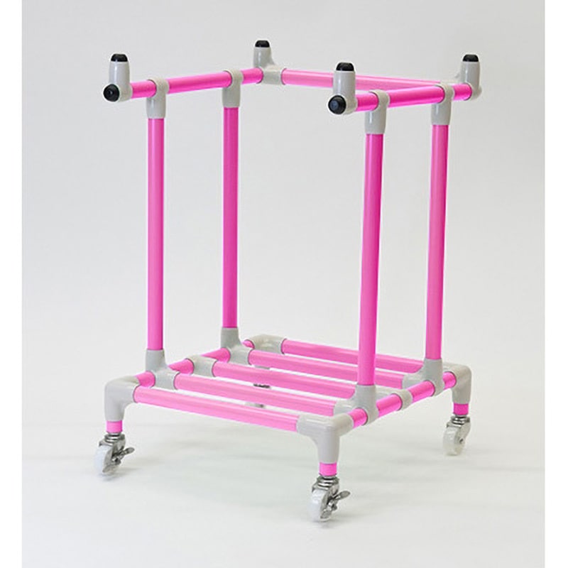 90L用 ピンク ゴミカート シングルタイプ 1台 矢崎化工 【通販モノタロウ】