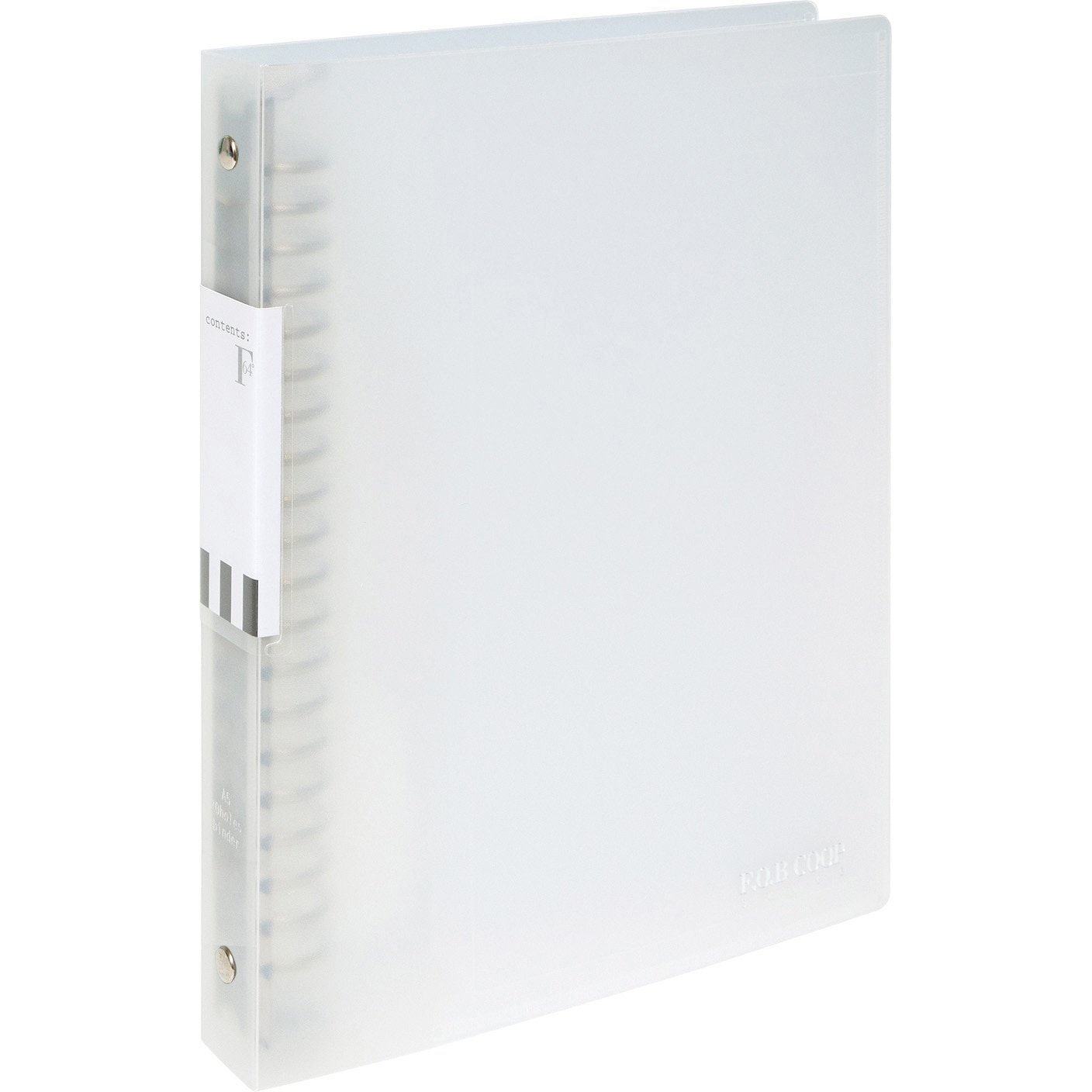 LN42T A5 バインダー FOB COOP 20穴 (ワイドタイプ) 日本ノート 多穴