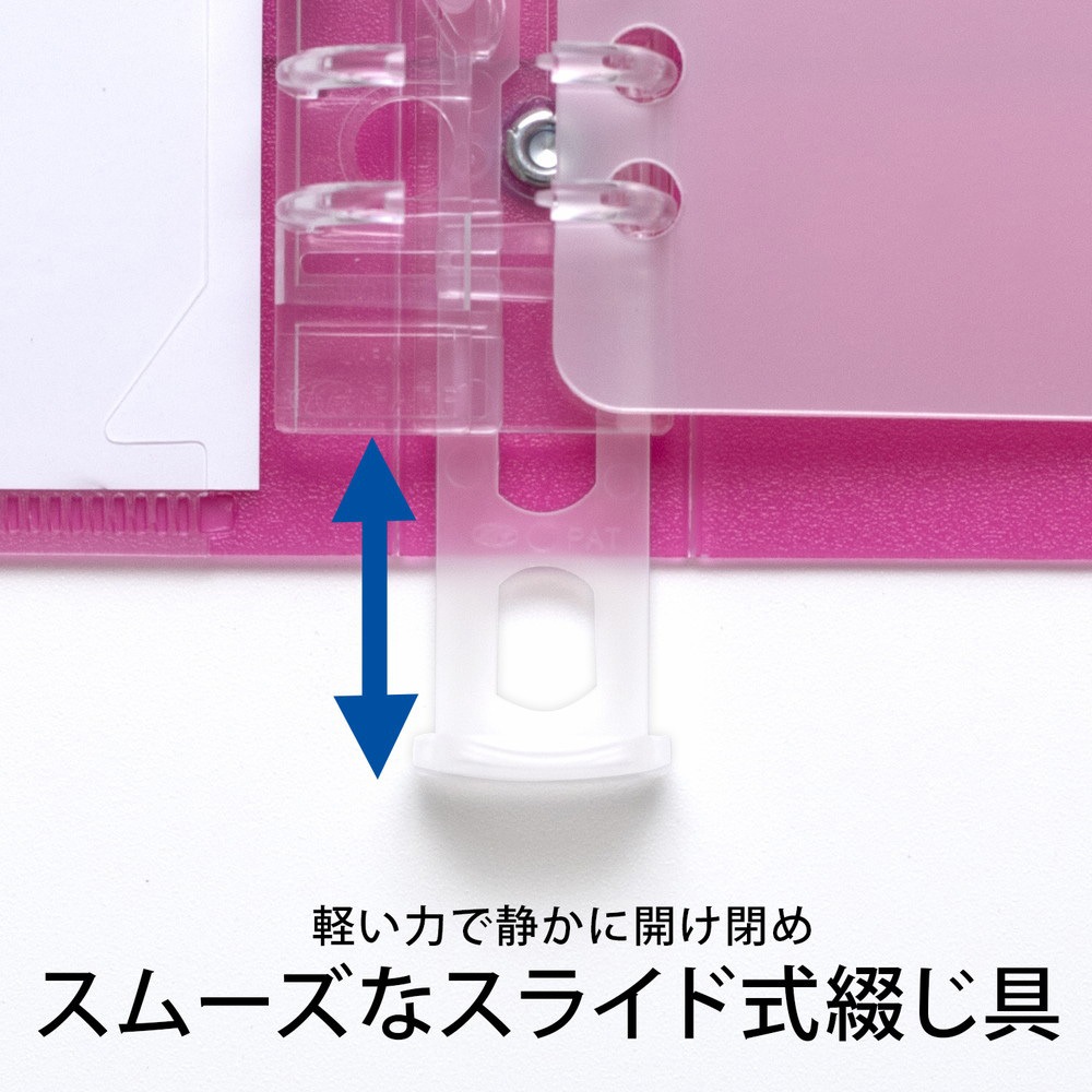 LN39P A5 バインダー パペルール 20穴 (ミドルタイプ) 日本ノート 多穴