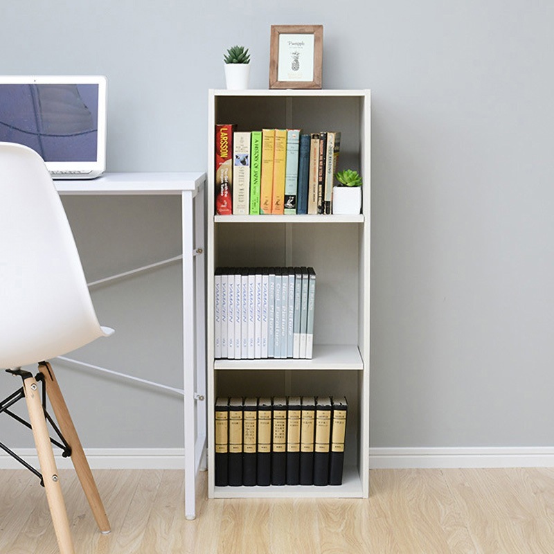 SLU-90353(WL3D) すきま収納 カラーボックス 本棚 スリムユニット 1台