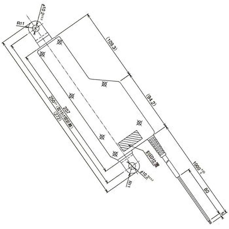 CRES500-100-12(DC12V) ロッドアクチュエーターCRES形(推力490Nタイプ) THK 最大ストローク100mmリード(ねじ)2mm
