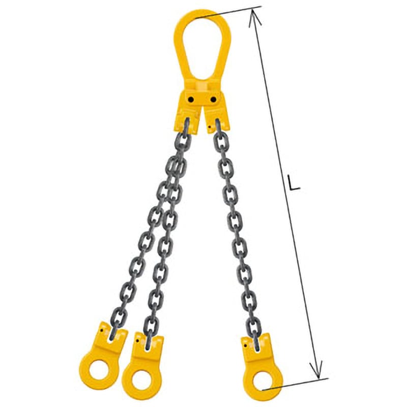 T-VD-VC チェーンスリング ピンタイプ トリプルスリング キトー 荷重2.4t  1組 T-VD-VC