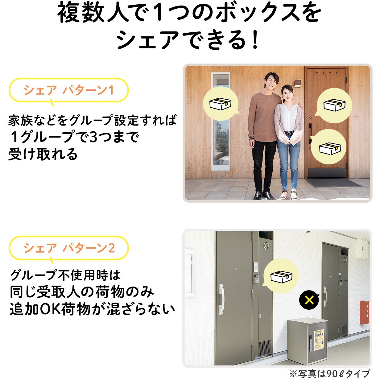 300-DLBOX021W 宅配ボックス 1台 サンワダイレクト 【通販モノタロウ】