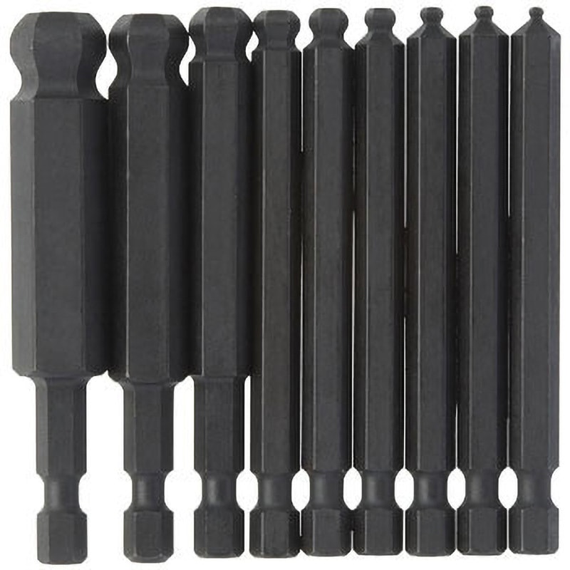 BHX9M ボールポイント・パワービットセット BONDHUS 片頭 差込角対辺6.35mm  BHX9M