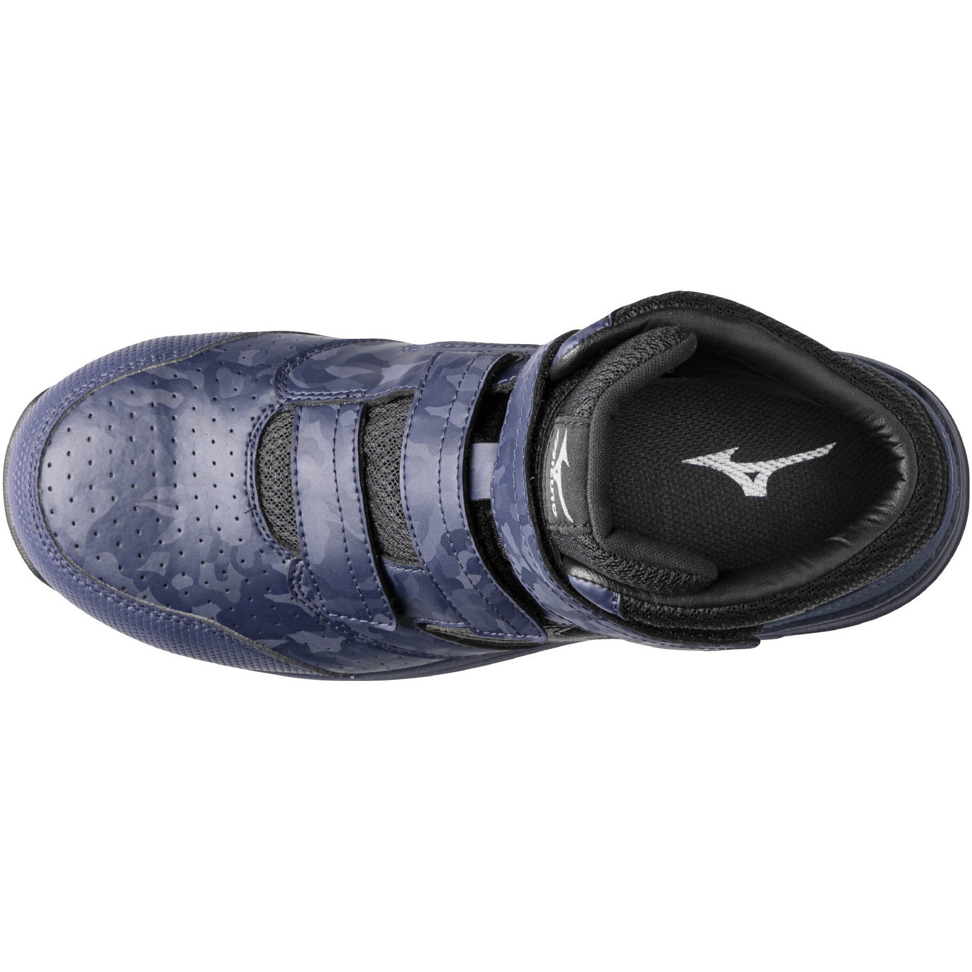 美品！MIZUNO オールマイティ LSⅡ21M F1GA220014 ネイビー ミズノ 安全靴 F1GA220014 28.0cm ネイビー×ダークシルバー オール