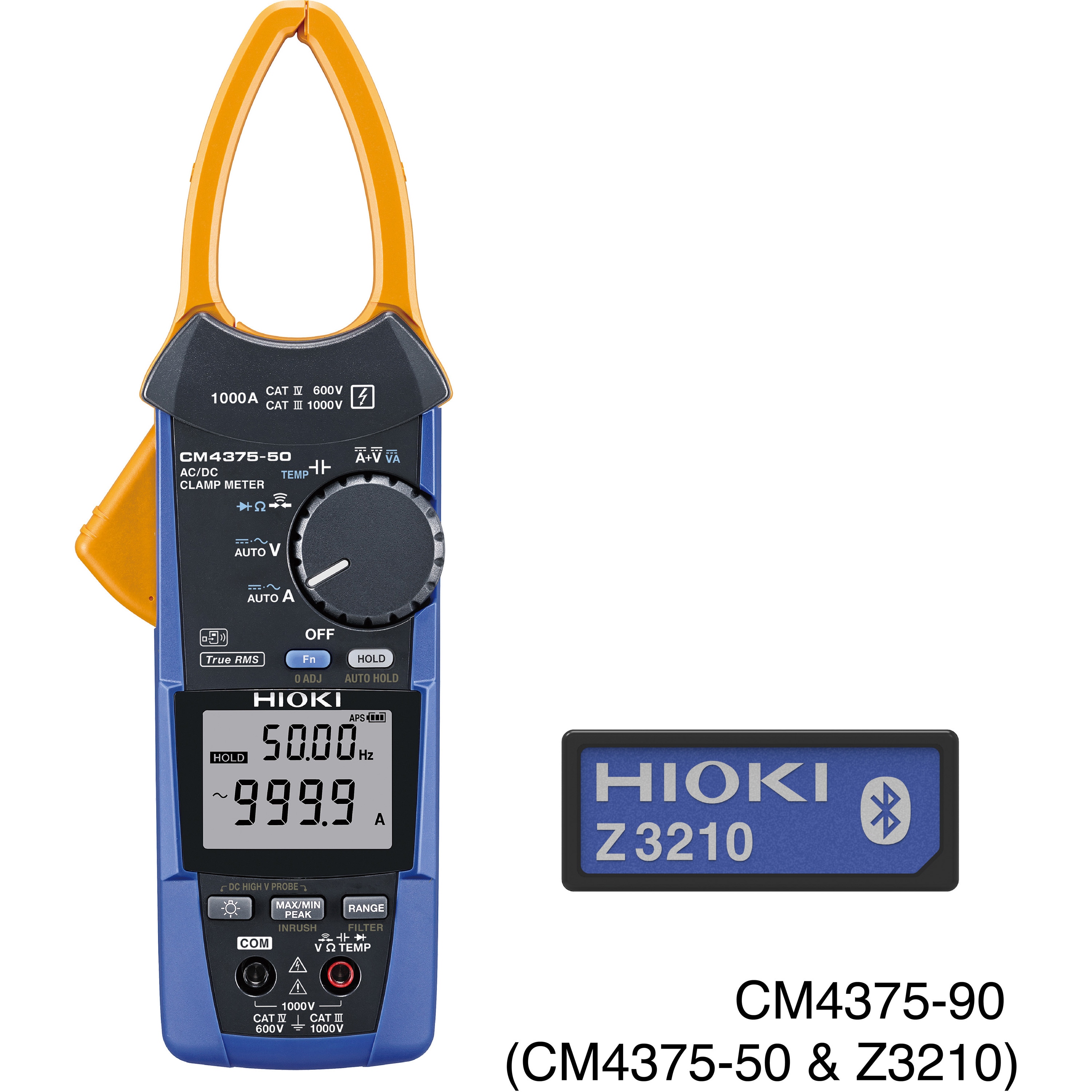 CM4375-90 AC/DCクランプメータワイヤレスセット 日置電機(HIOKI) 測定可能導体径34mm - 【通販モノタロウ】