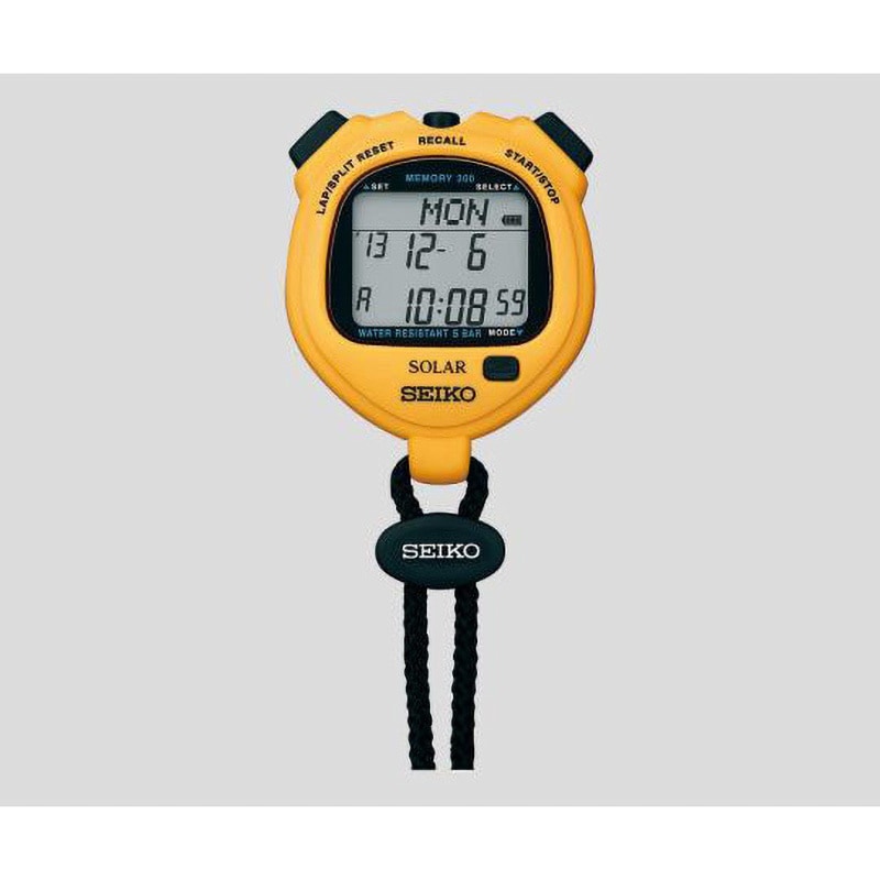 デジタルストップウォッチ ソーラー充電型 SVAJシリーズ 校正証明書付