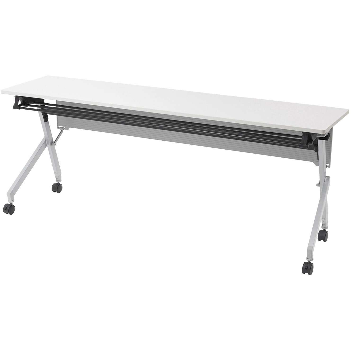 サンワサプライ　直送　フォールディングデスク（天板／ホワイト、フレーム／ホワイト） FLD-12060Wフォールディングデスク(W1200×D600mm)使わないときは省