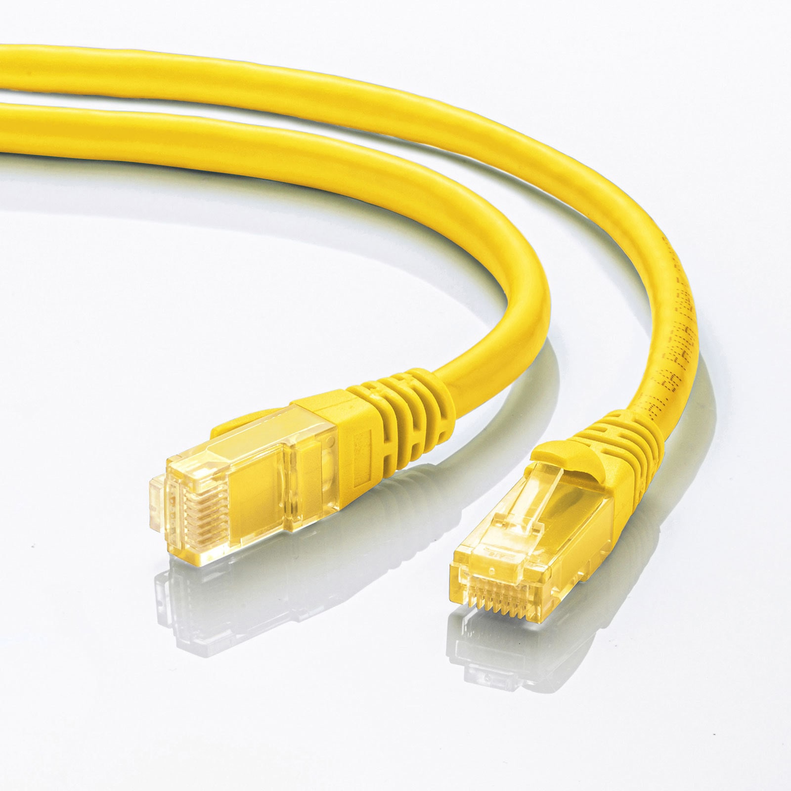 LANケーブル カテ5e イエロー 3/3迄限定価格‼️ 協和ハーモネット CAT5e対応 LANケーブル 簡易包装 2m イエロー L5E