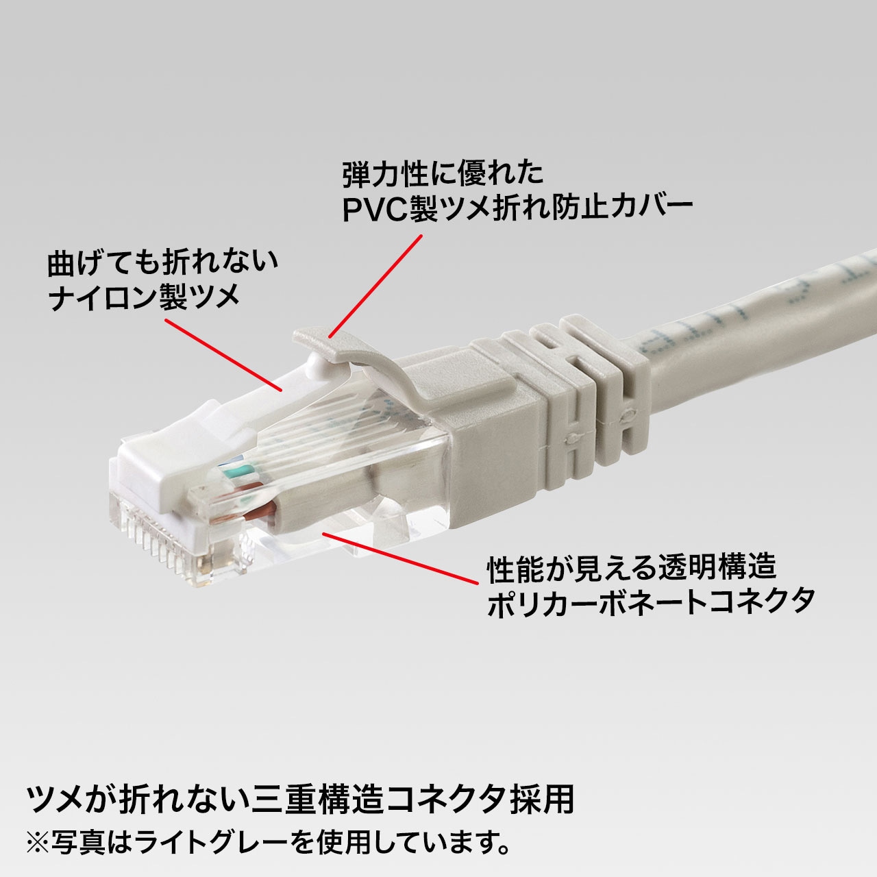 KB-T6TS-005DN LANケーブル サンワサプライ カテゴリーCAT6 コネクタ