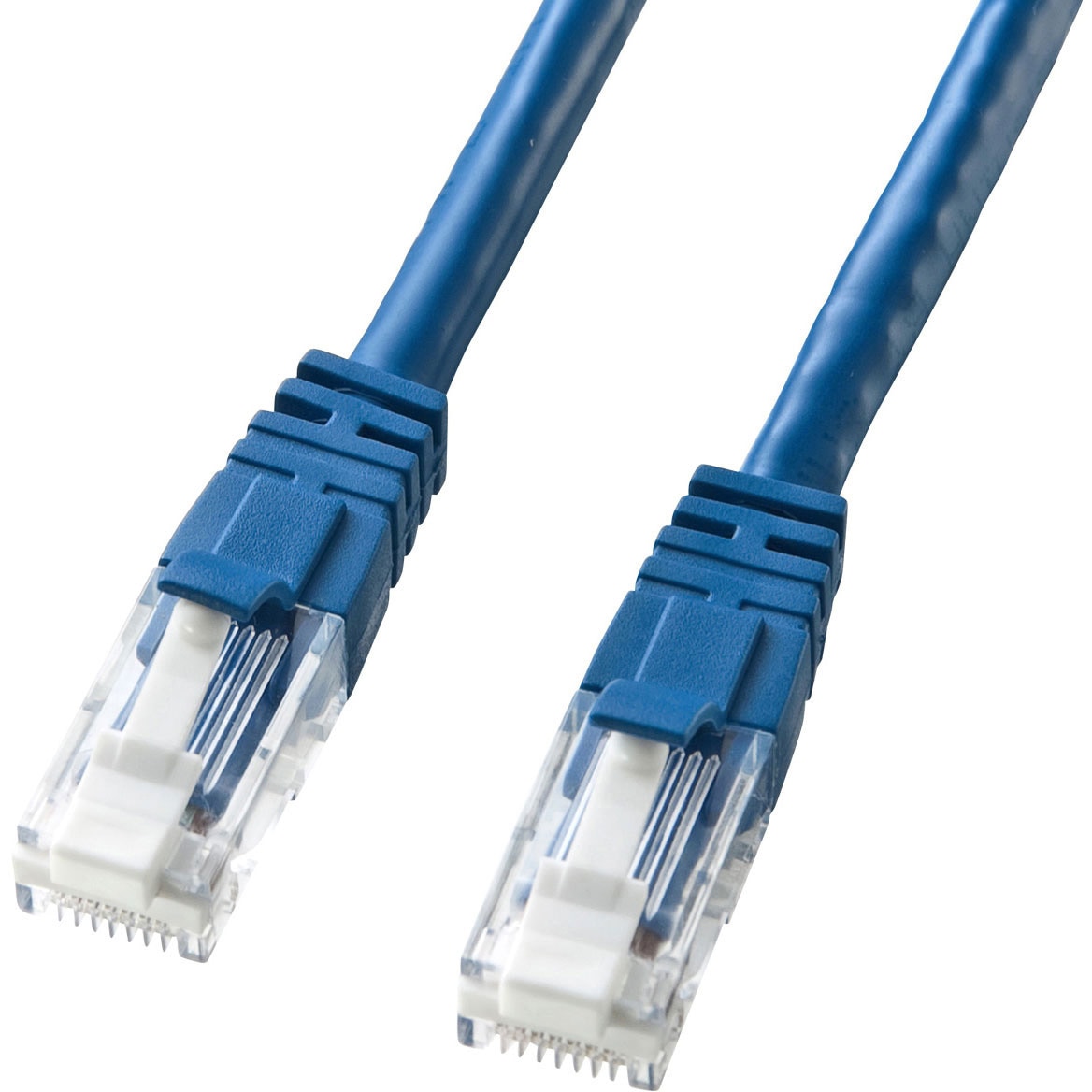 KB-T6TS-05BLN LANケーブル サンワサプライ コネクタあり ストレート