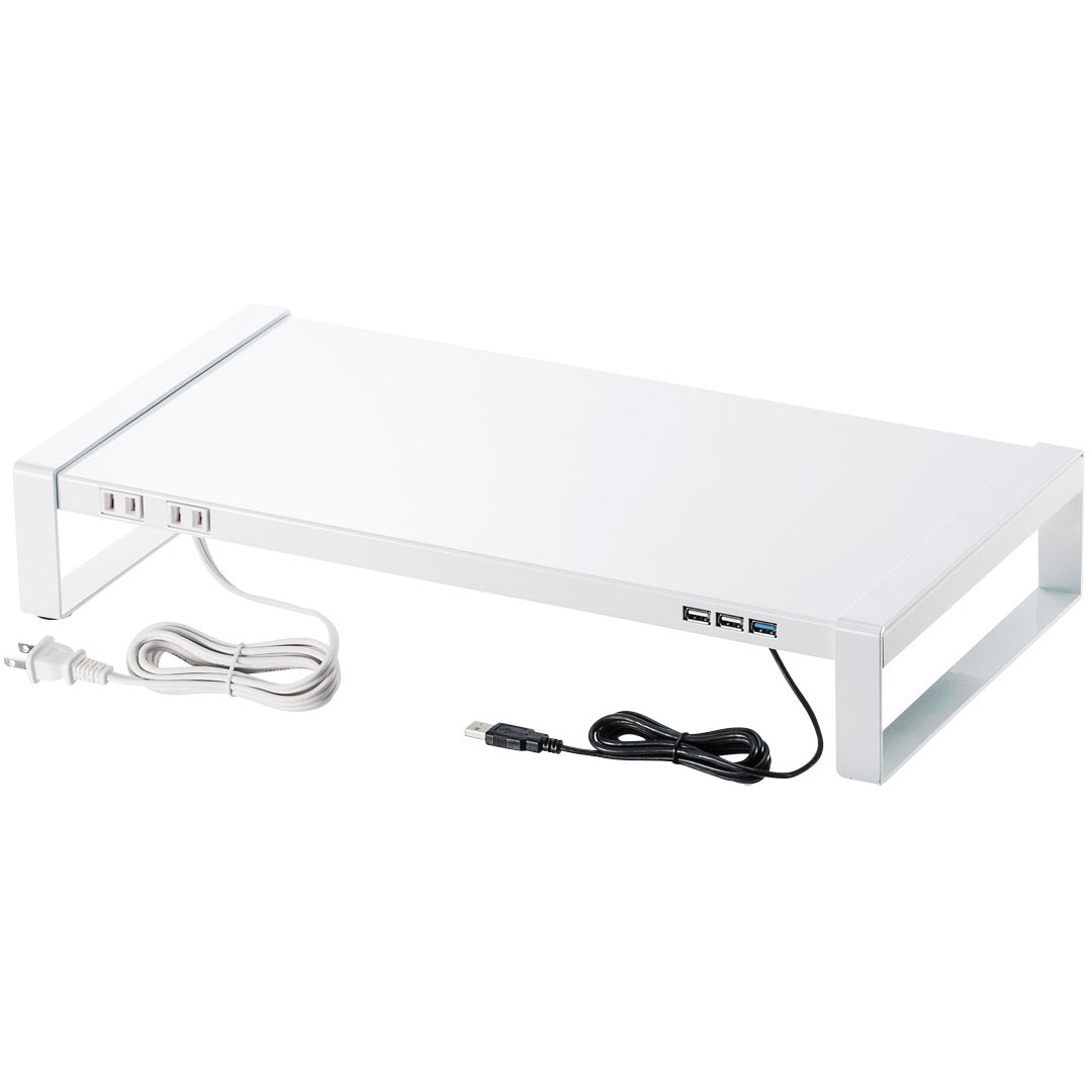 MR-LC204WN 机上ラック サンワサプライ ホワイト色   MR-LC204WN