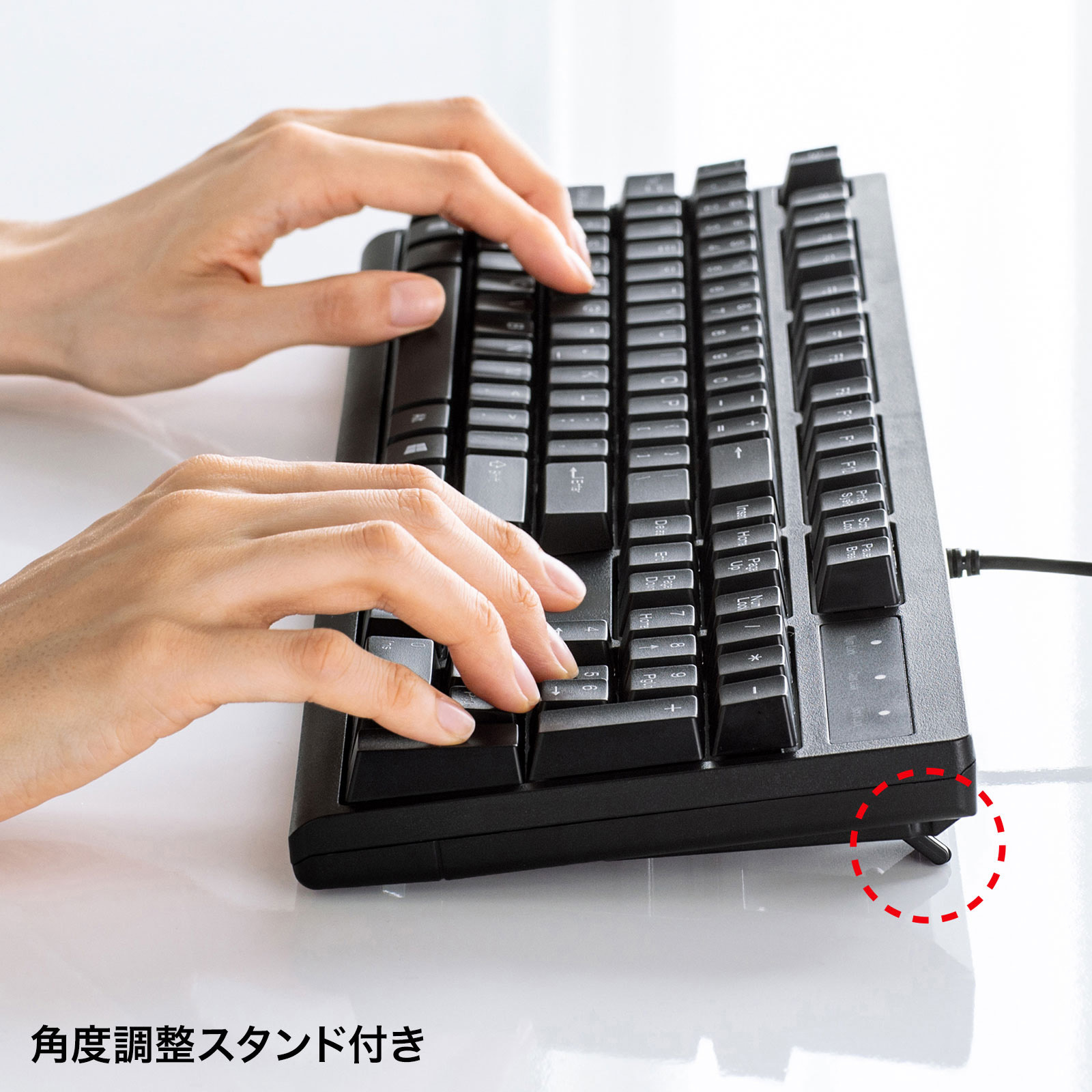 SKB-E5UBK キーボード サンワサプライ 英語 USB Aコネクタ 有線 【通販