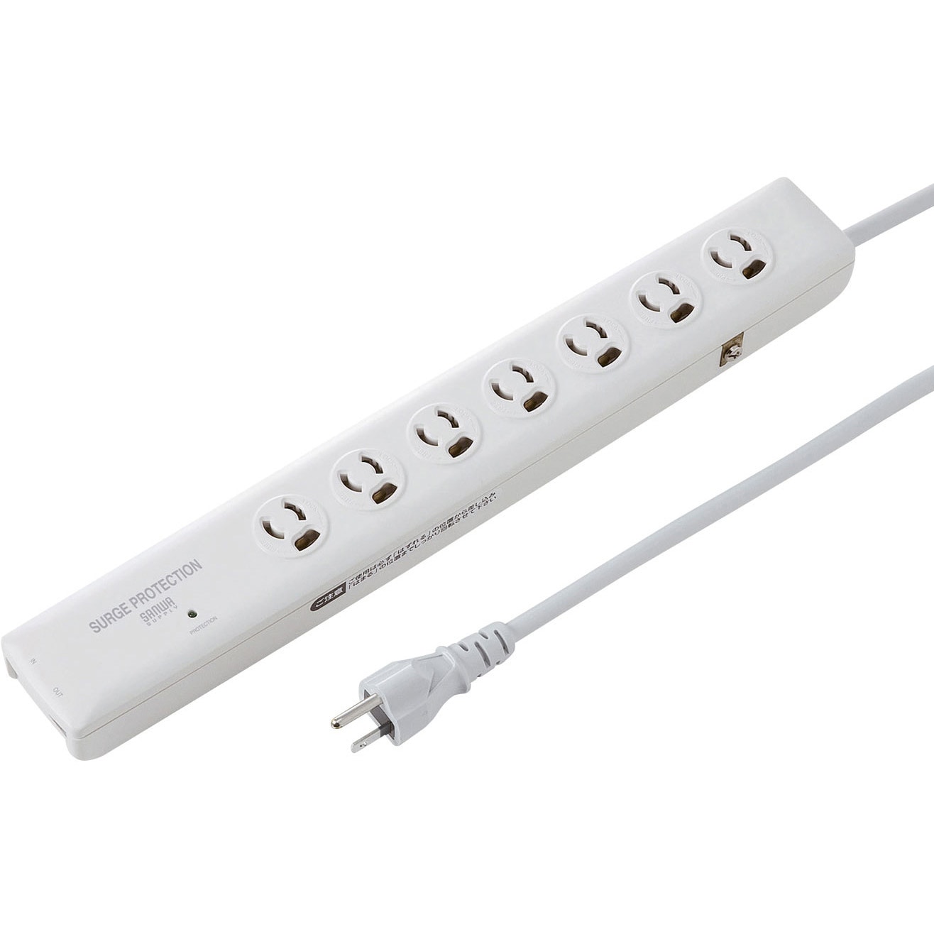 TAP-SP312TEL 電源タップ サンワサプライ マグネットあり 3P抜け止め 対応 7口   TAP-SP312TEL