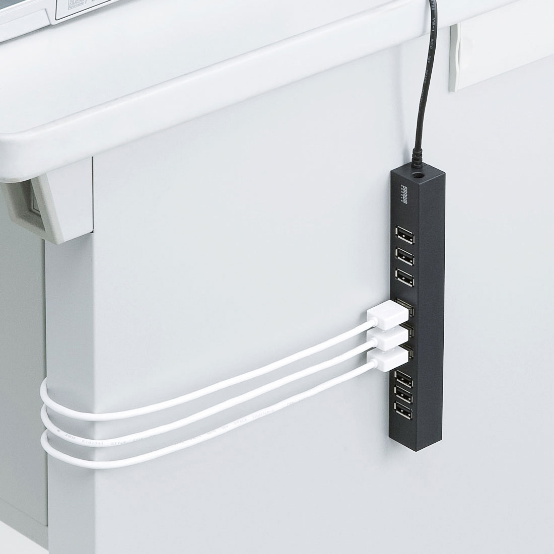 USB-2H701BKN USBハブ サンワサプライ ブラック色 ケーブル長1m 7