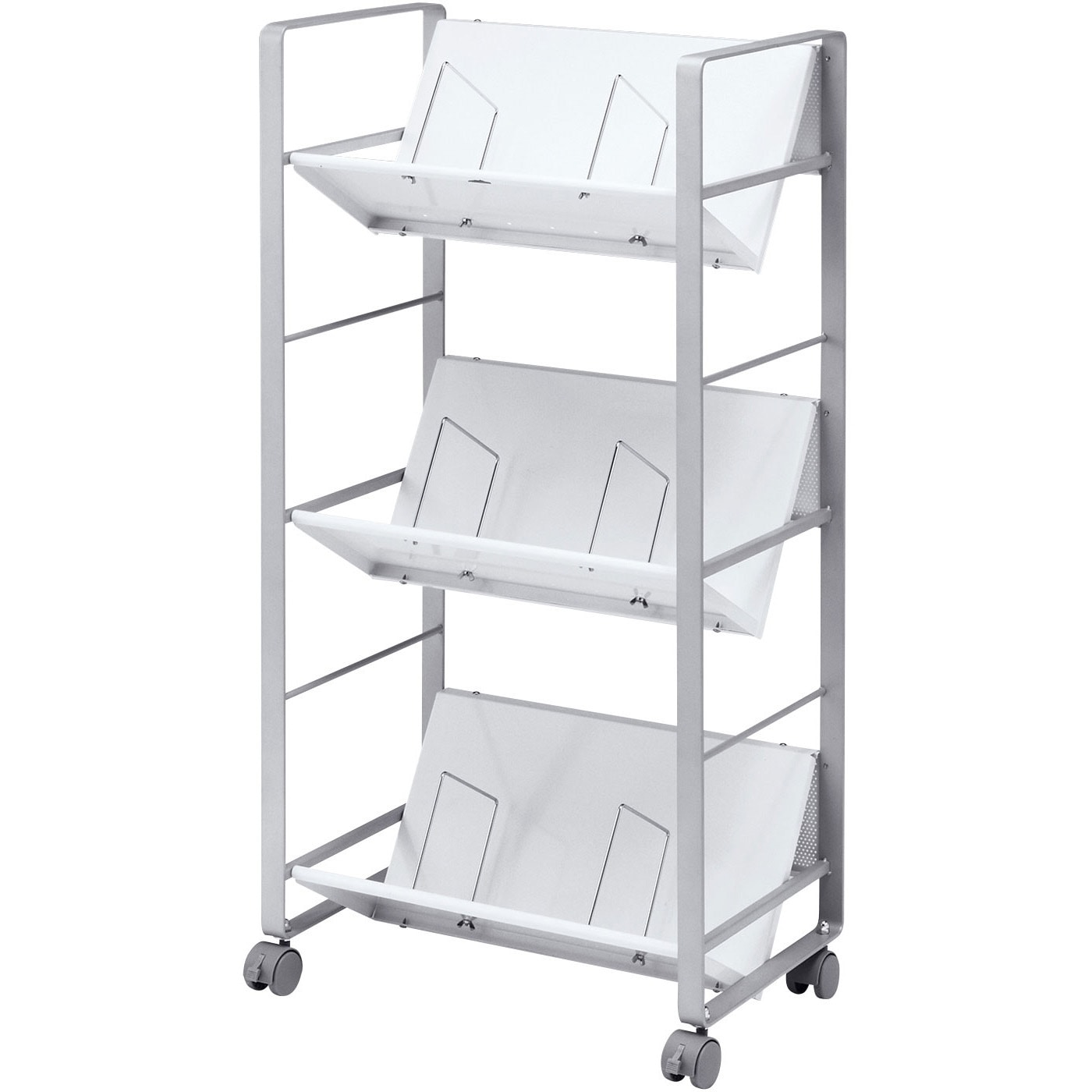 WG-100N2 ワゴン サンワサプライ キャスターあり 3段   WG-100N2