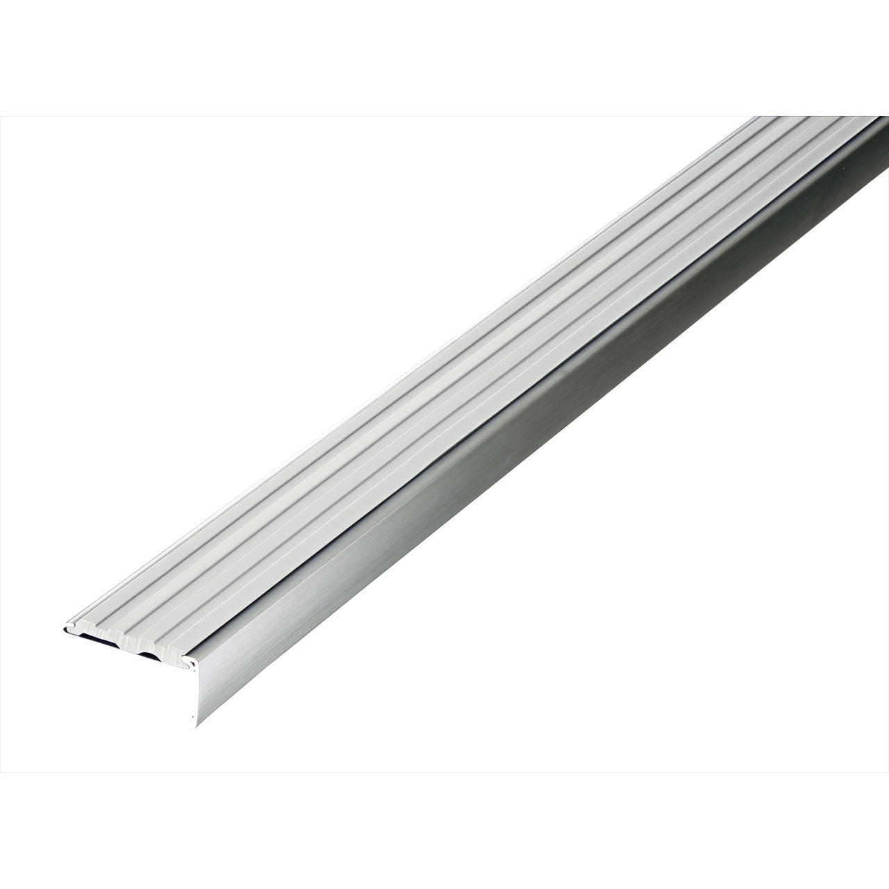 12-140S(D) アシステップ 階段滑り止め ステンレス製ノンスリップ タイヤ付 40mm幅 塩ビタイル・長尺シート用 1本(2m) アシスト 【通販モノタロウ】