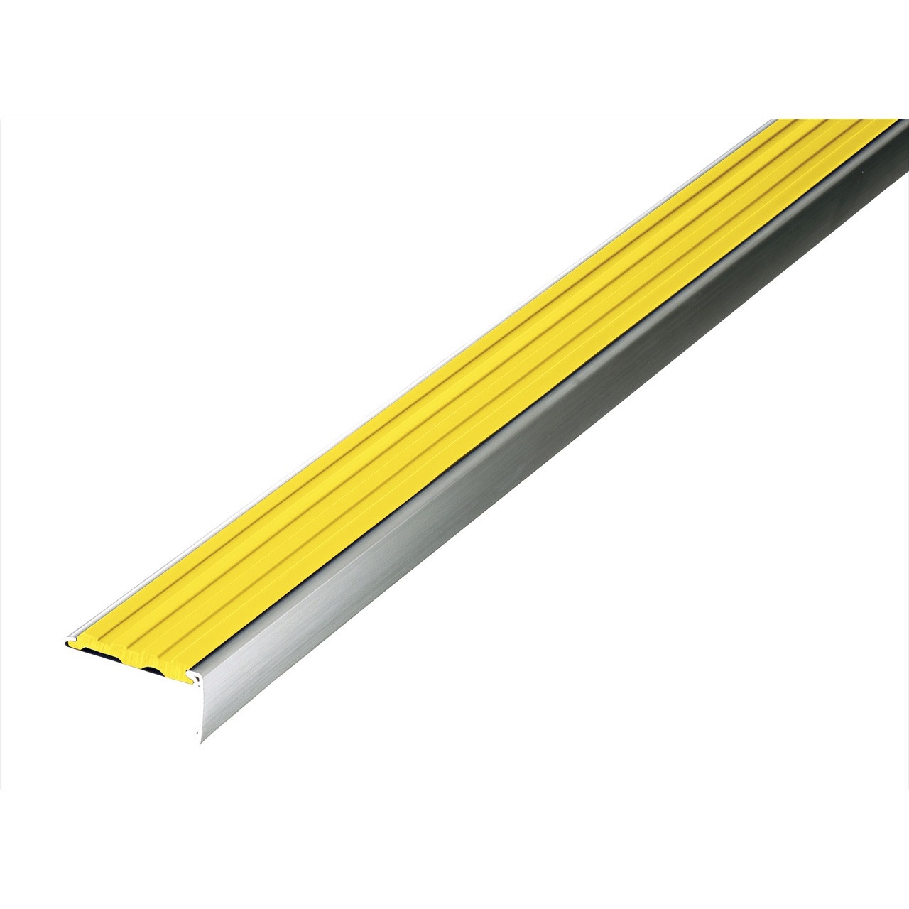 12-140S(D) アシステップ 階段滑り止め ステンレス製ノンスリップ タイヤ付 40mm幅 塩ビタイル・長尺シート用 1本(2m) アシスト 【通販モノタロウ】