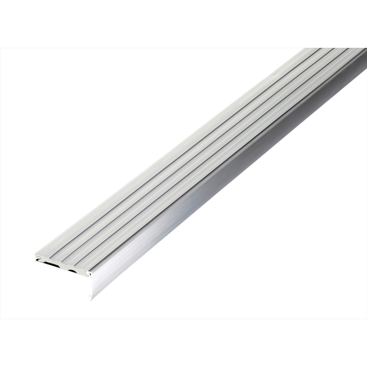 12-140S(HB) アシステップ 階段滑り止め ステンレス製ノンスリップ タイヤ付 40mm幅 タイルカーペット・カーペット用 1本(2m) アシスト 【通販モノタロウ】