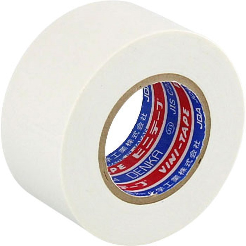 No.101 ビニテープ#101 Denka(デンカ) 塩ビ基材 白色 幅30mm長さ10m 1ケース(100巻)