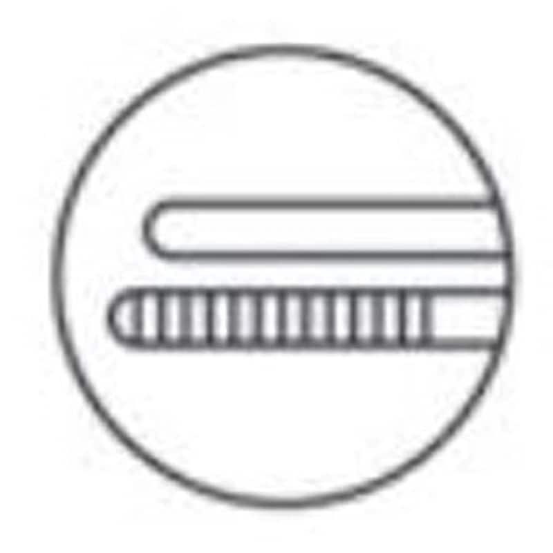 121 ステンレス ピンセット 直(先端ギザ) ANEX 全長125mm