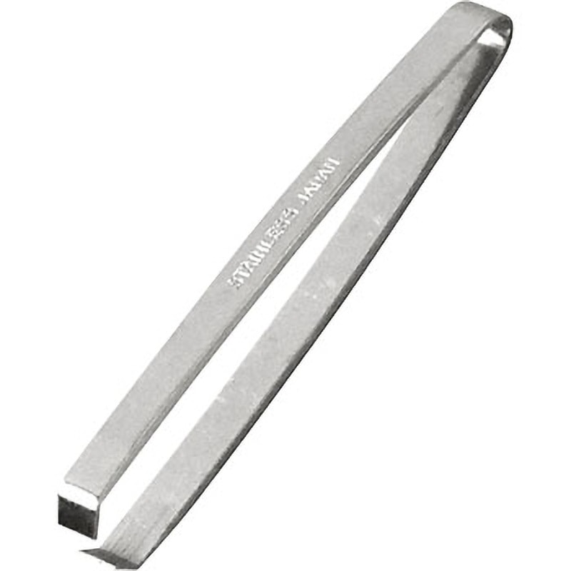 147 ピンセット ANEX ステンレス製 毛抜きタイプ 全長73mm 【通販