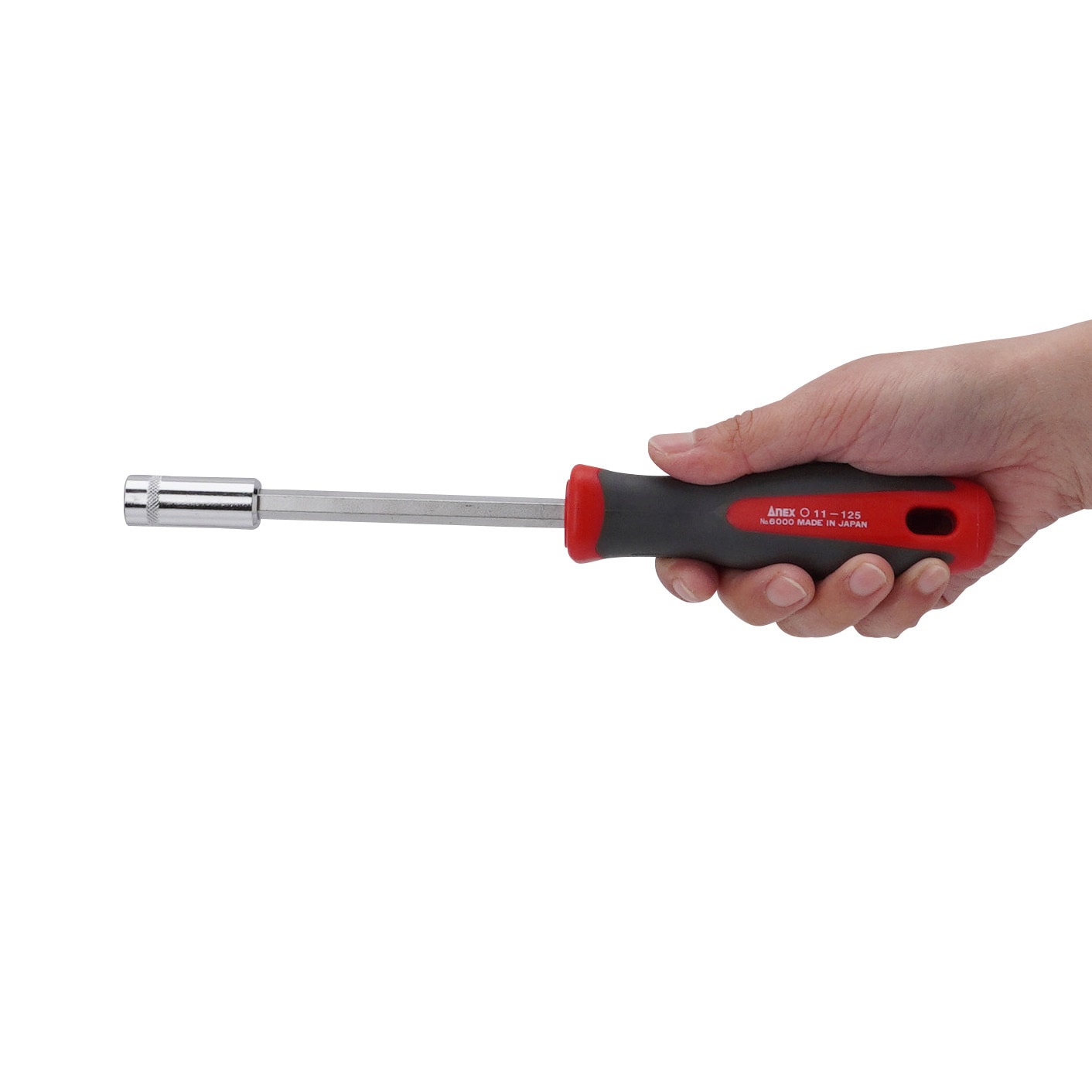 6000-11-125 ボックスドライバー ANEX ソケット 単品 軸長125mm先端