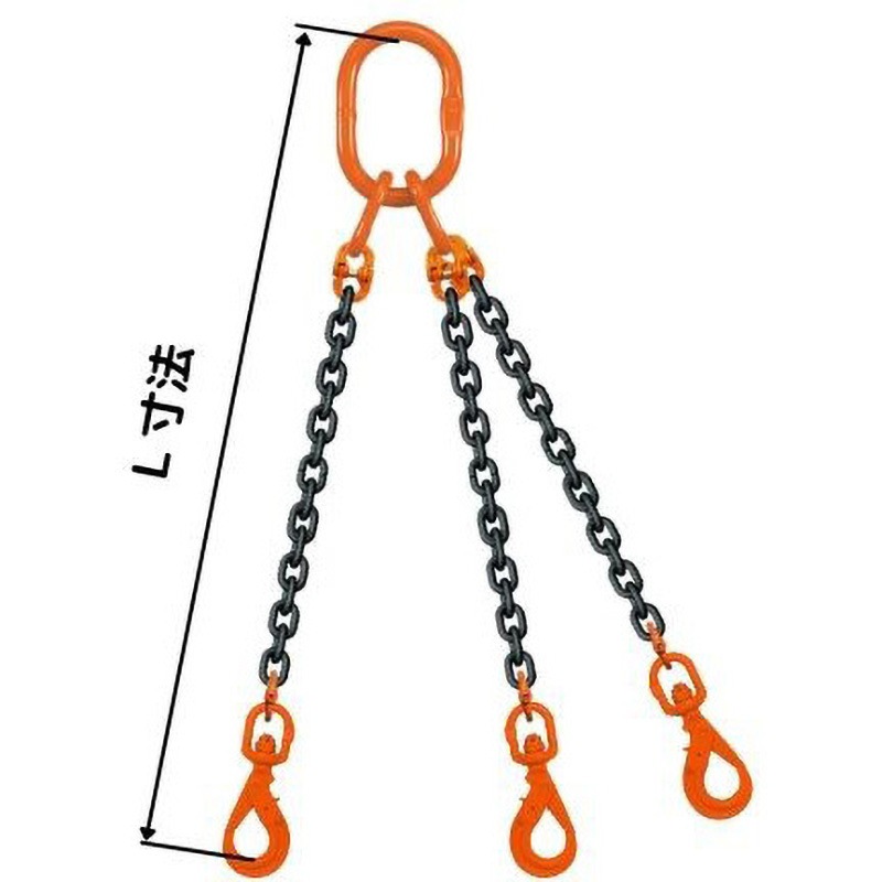 TE3M 10×2m スリングチェーン トリプル(アイタイプ) 大型マスターリンク 1本 pewag 【通販モノタロウ】 44,388円