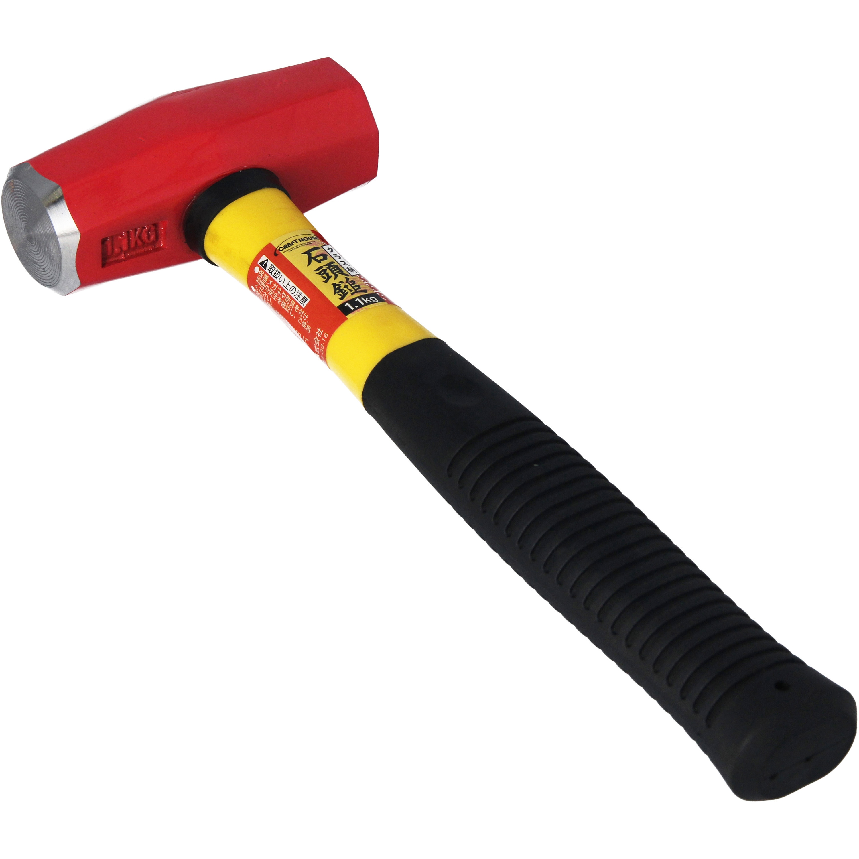 1.1kg CRAFT HOUSE グラス柄石頭鎚 1本 与板利器工業 【通販モノタロウ】