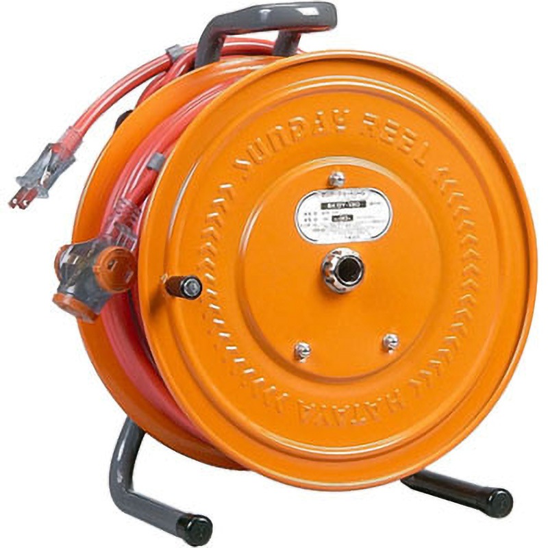 GY-130S サンデーテモートリール ハタヤリミテッド 防塵 125V 3口 電線長さ27+3m  GY-130S