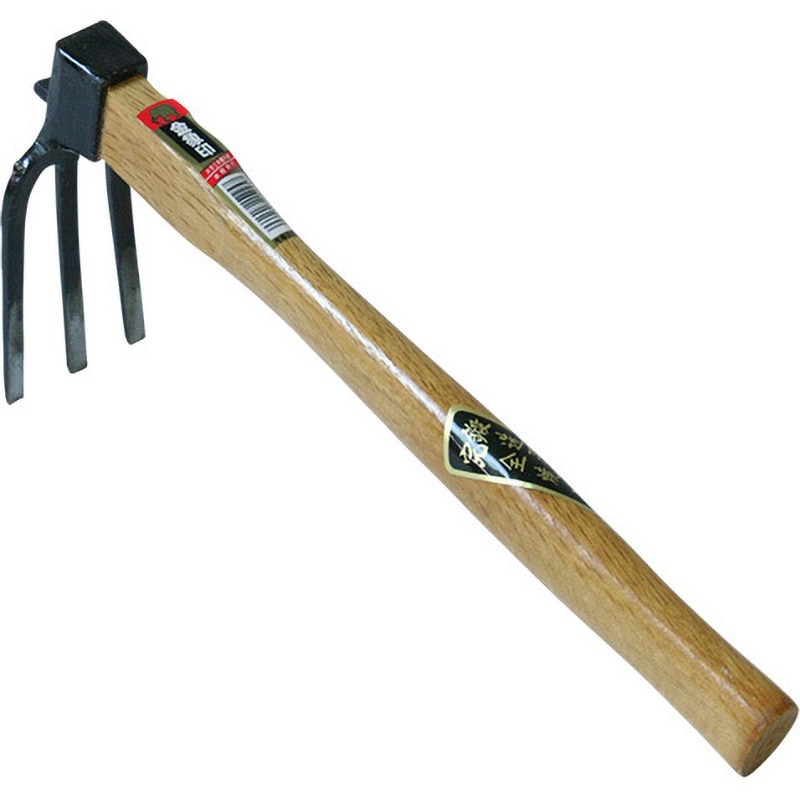 星空さま専用 152253 金象印 鍛造片手 3本備中鍬 柄付 浅香工業 長さ(頭部)110mm