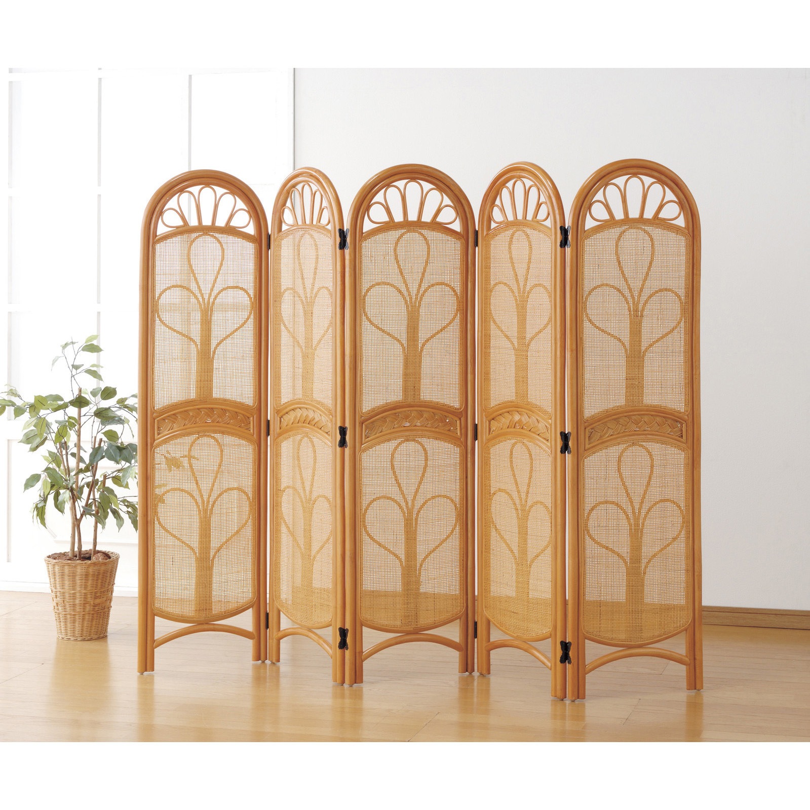 03641 天然籐スクリーン ファミリー・ライフ 質量12kg