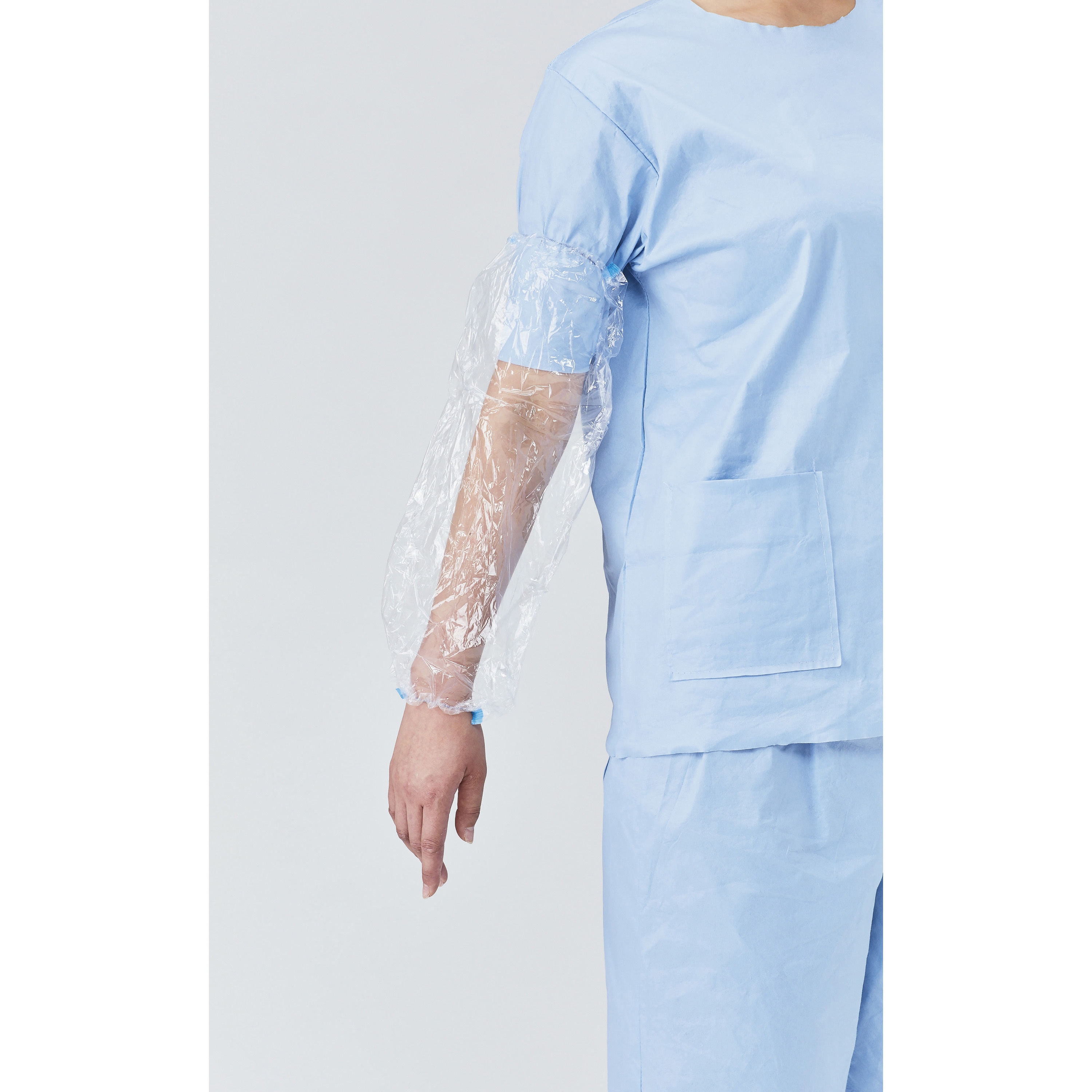 ACV-003C ネオPE腕カバー メディテックジャパン ポリエチレン 透明色 フリーサイズ 1ケース(100枚×20袋) ACV-003C