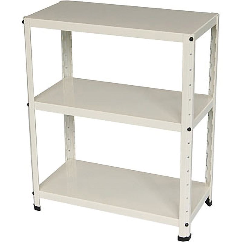 364155 ニューファンシー ラック 浅香工業 ホワイト色 スチール 荷重50kg/段 高さ730mm奥行310mm