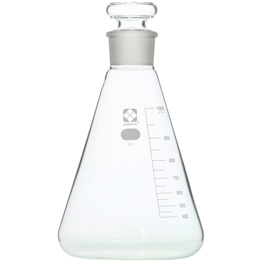 フラスコです 共栓三角フラスコ SIBATA(柴田科学) 【通販モノタロウ】