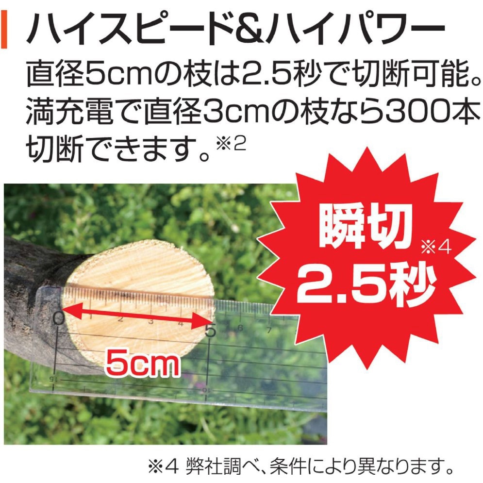 SCS-18N 充電式チェンソー 18V 2．0Ah スマートシリーズ 1本