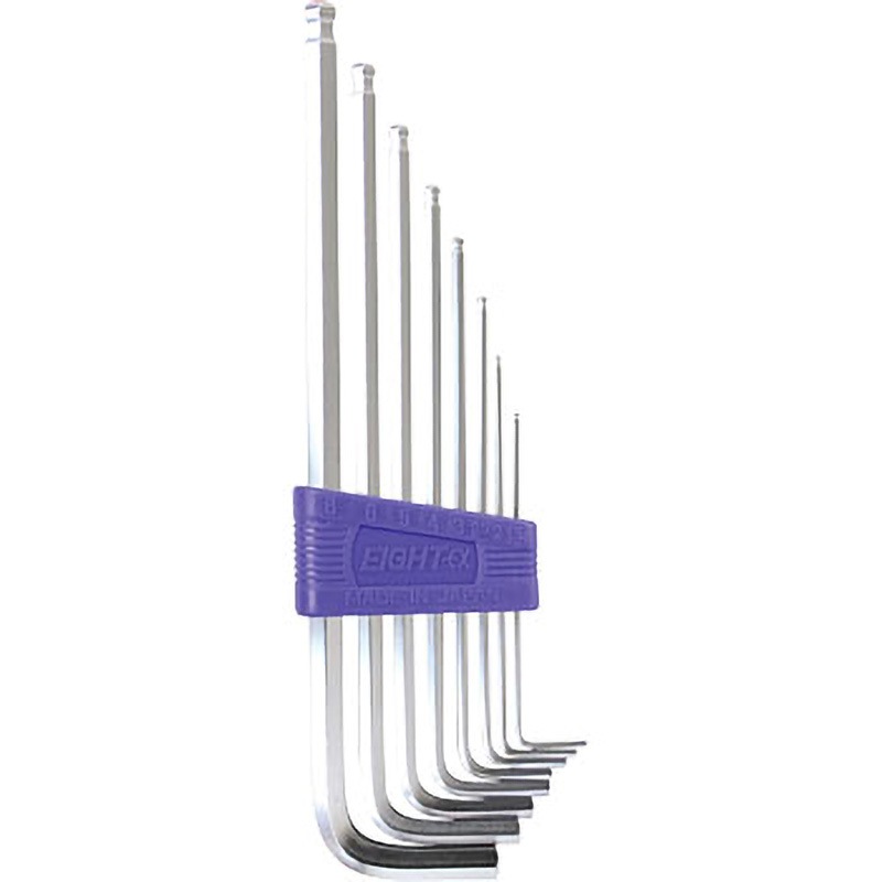 BHS-8 ボールポイント 六角棒スパナ エイト エキストラロングタイプ L型 4,938円