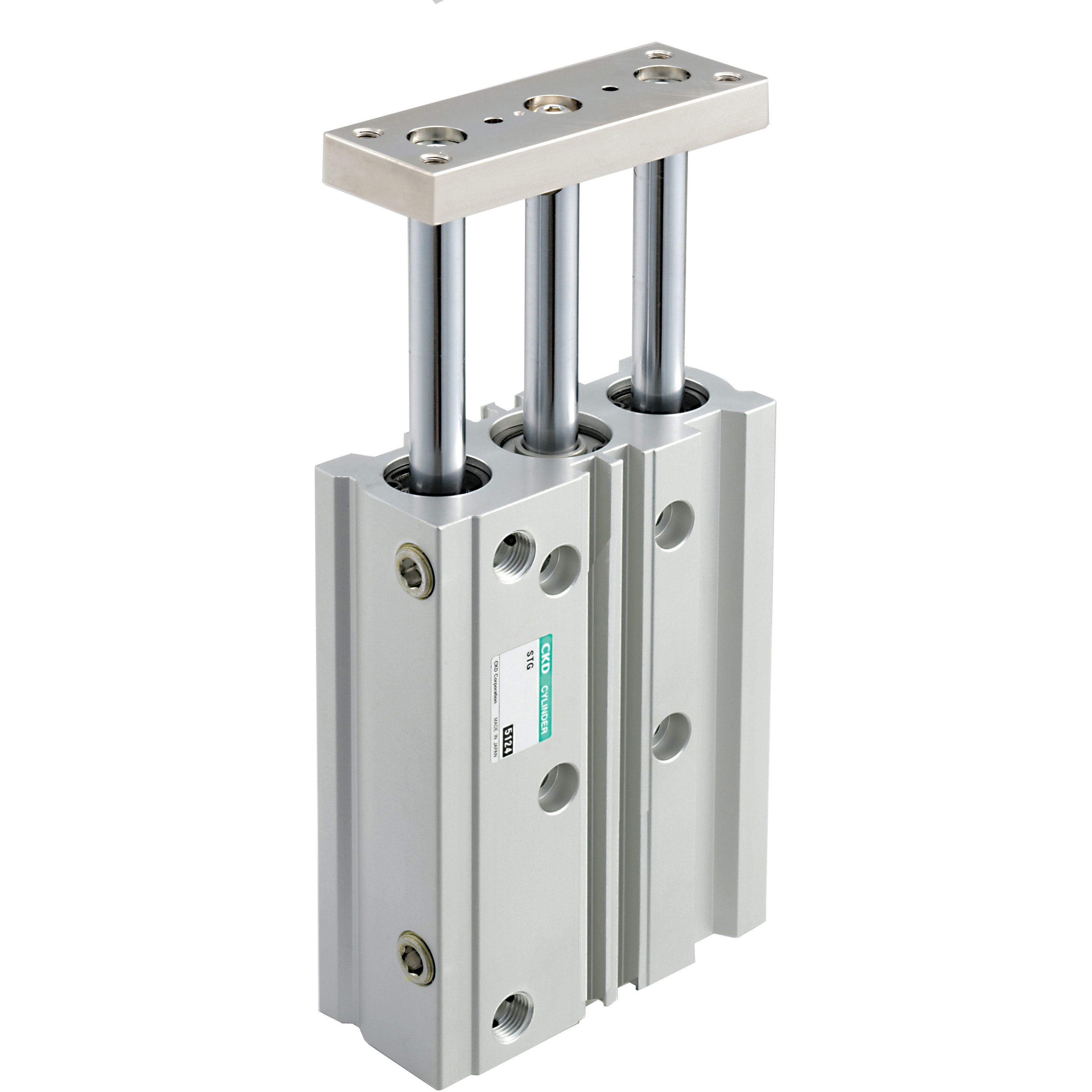 ガイドロッド付きCKD STL-B-16-100シリンダー1個 CKD ガイド付シリンダ 複動・ストローク調整形 STSーMPー16ー20 STS-MP